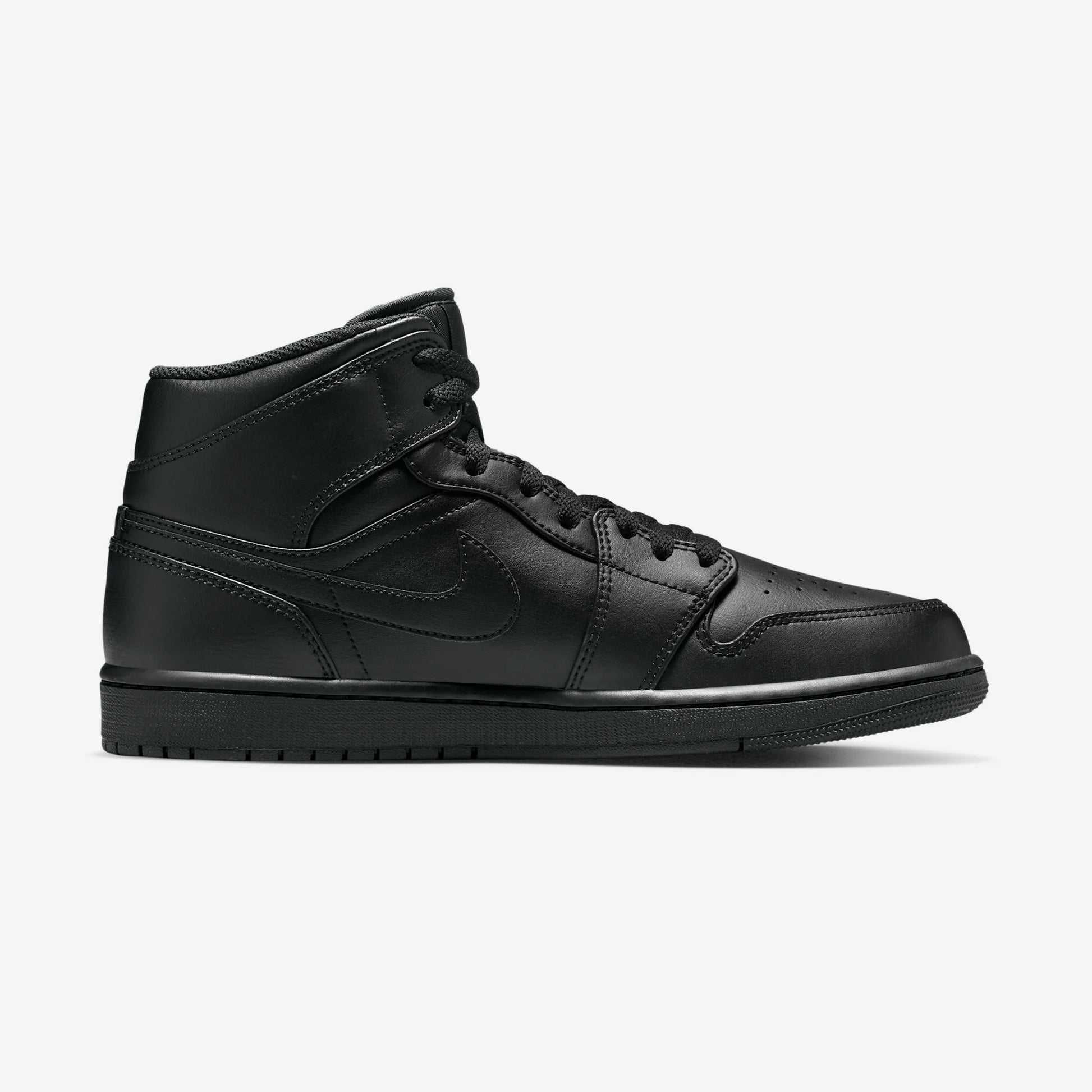 Jordan 1 Mid Triple Black