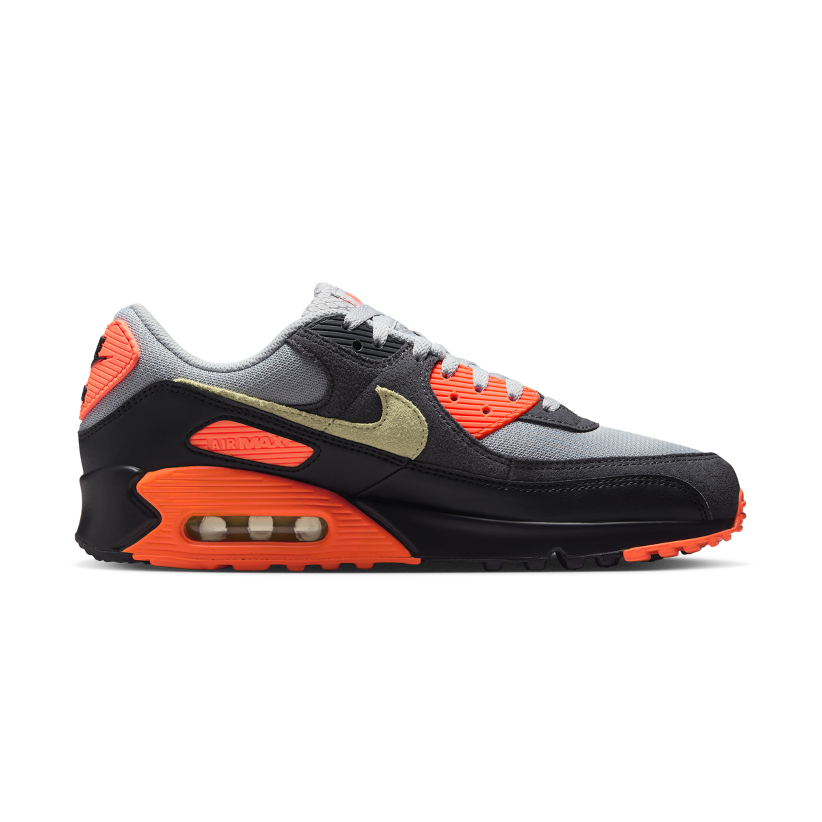Nike Air Max 90 Light Smoke Grey Hyper Crimson Limelight