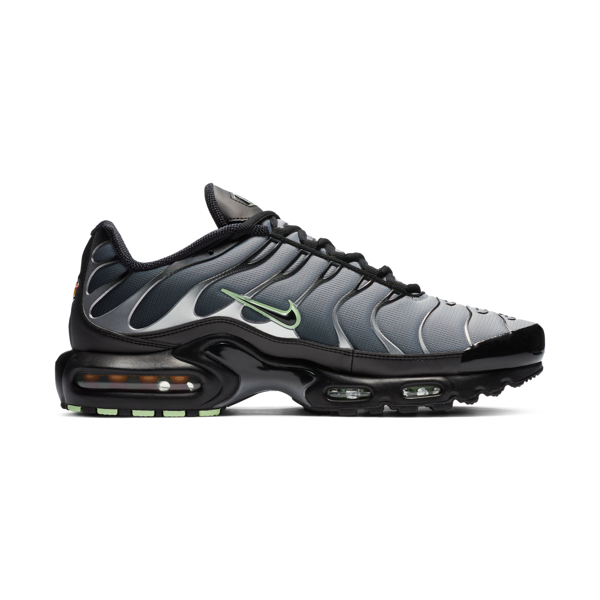 Nike Air Max Plus Black Particle Grey Vapour Green