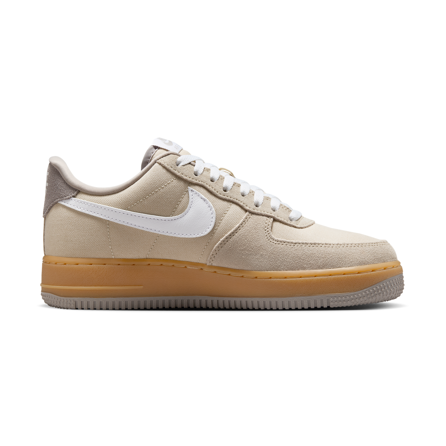Nike Air Force 1 Low '07 Suede Canvas Khaki (Women's)