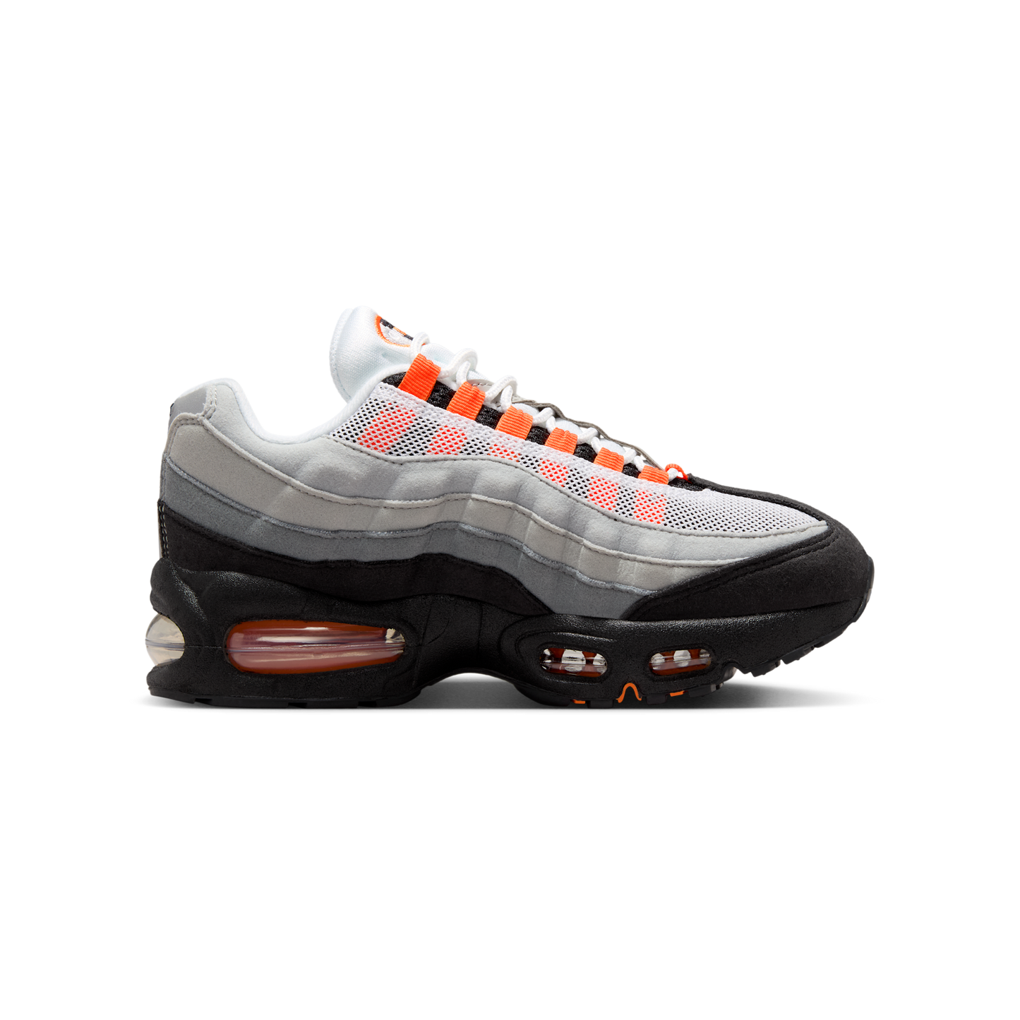 Nike Air Max 95 Big Bubble Black Cool Grey White Bright Mandarin