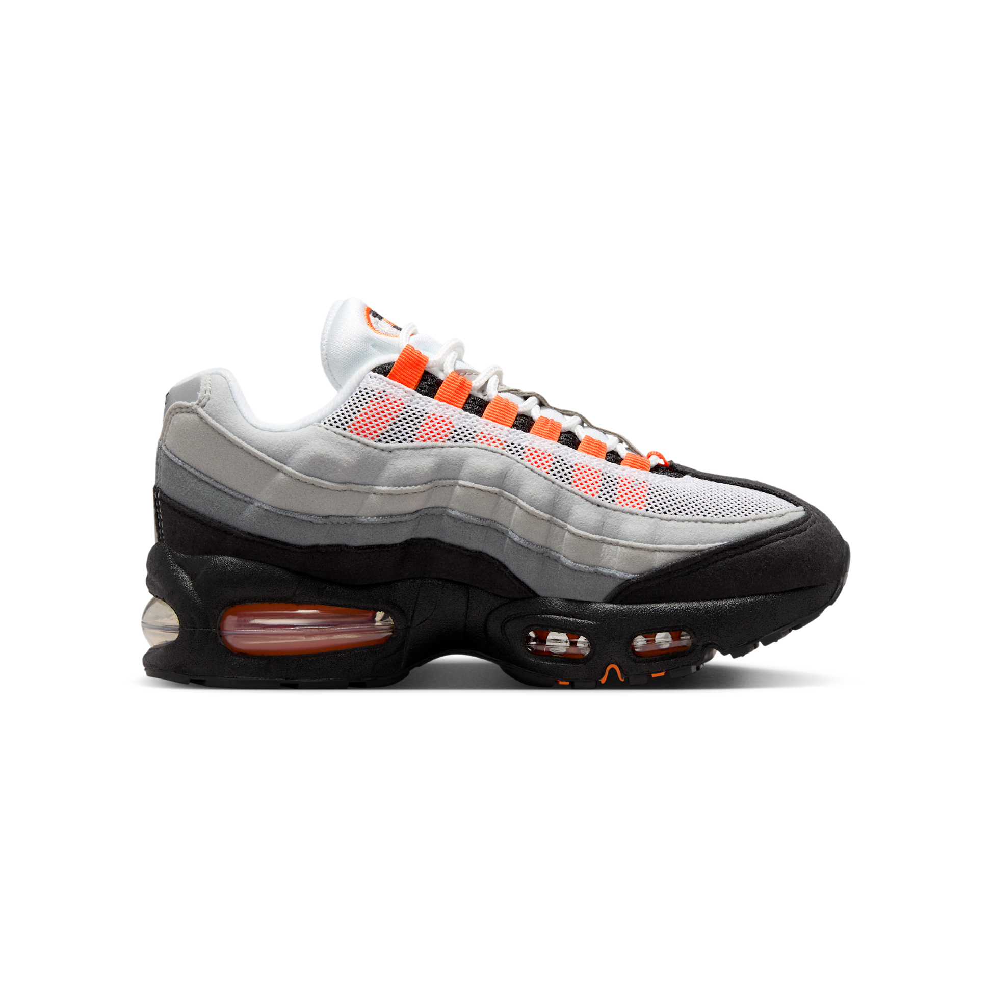 Nike Air Max 95 Big Bubble Black Cool Grey White Bright Mandarin