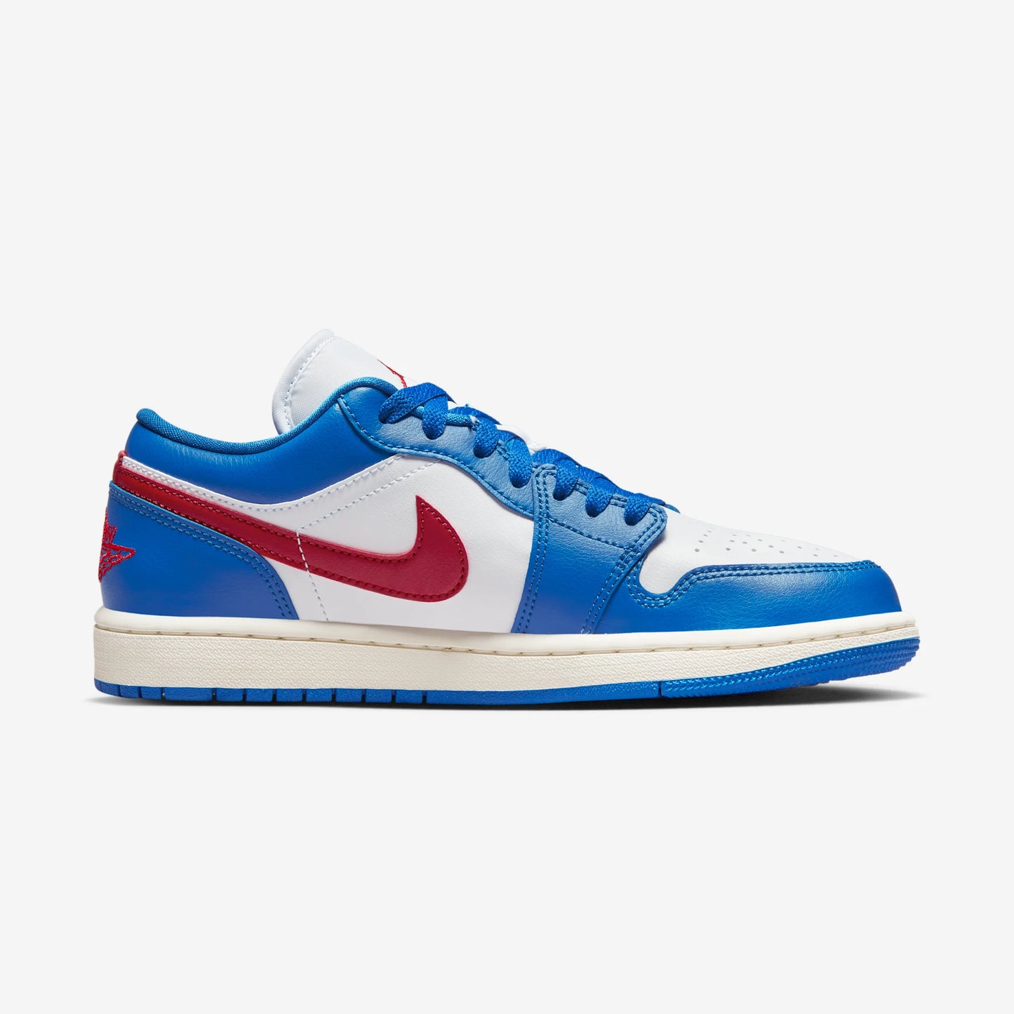 Jordan 1 Low Sport Blue Gym Red (Women's)