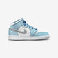 Jordan 1 Mid SE French Blue Light Steel (GS)