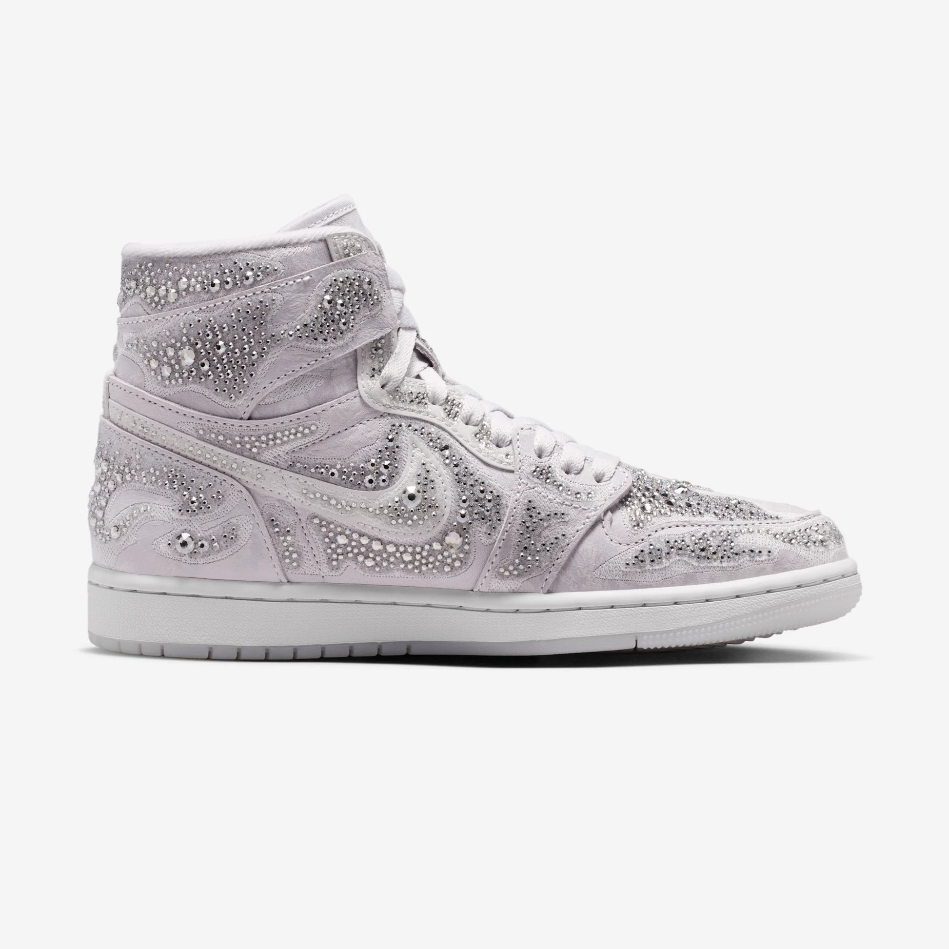 Jordan 1 Retro High OG Swarovski Vast Grey (Women's)