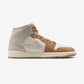 Jordan 1 Mid Tan Toe (Women's)