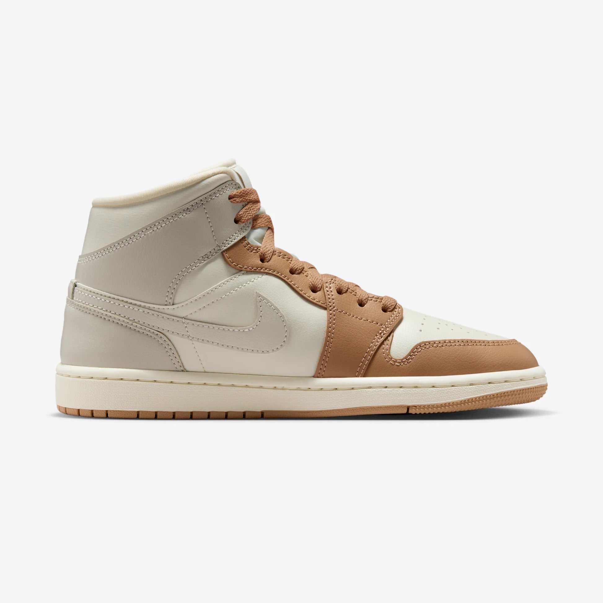 Jordan 1 Mid Tan Toe (Women's)