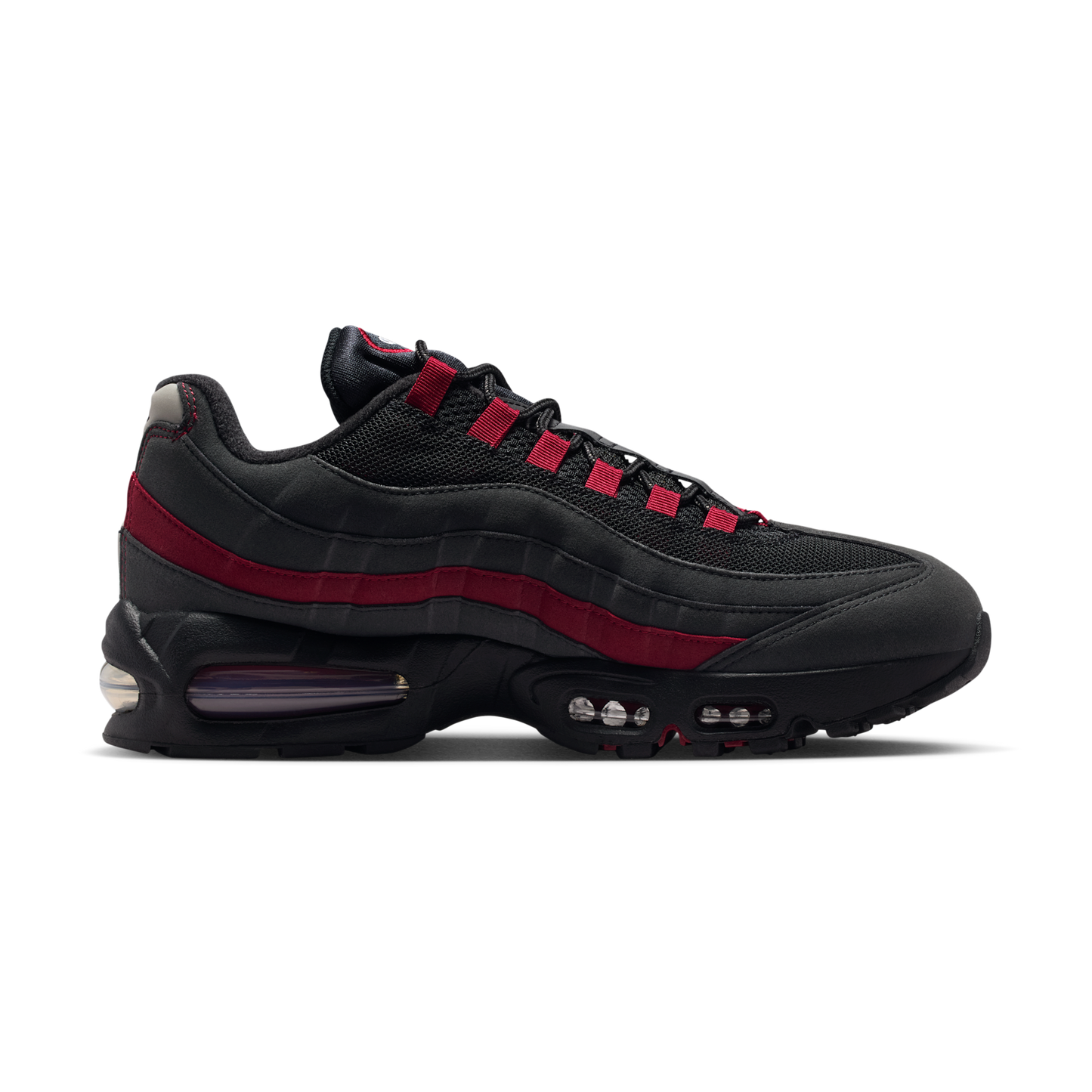 Nike Air Max 95 OG Big Bubble Black Crimson Grey
