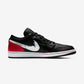 Jordan 1 Low Brushstroke Swoosh Black