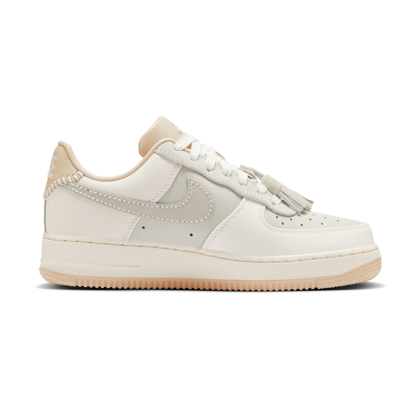 Nike Air Force 1 Low '07 Light Bone Suede Tassels (Women's)