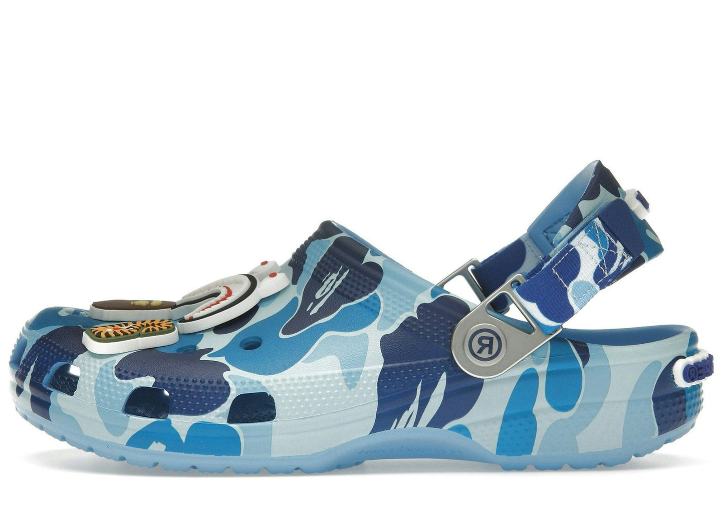 Crocs Classic Clog A Bathing Ape ABC Camo Blue