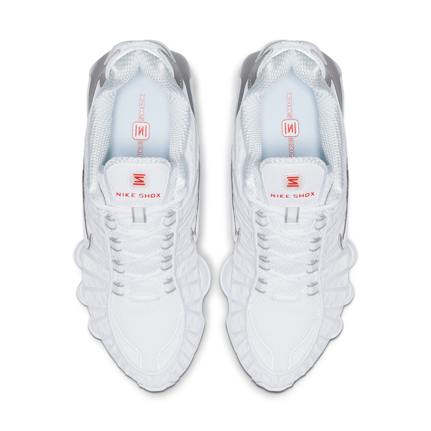 Nike Shox TL White Metallic Silver Max Orange (Women's)