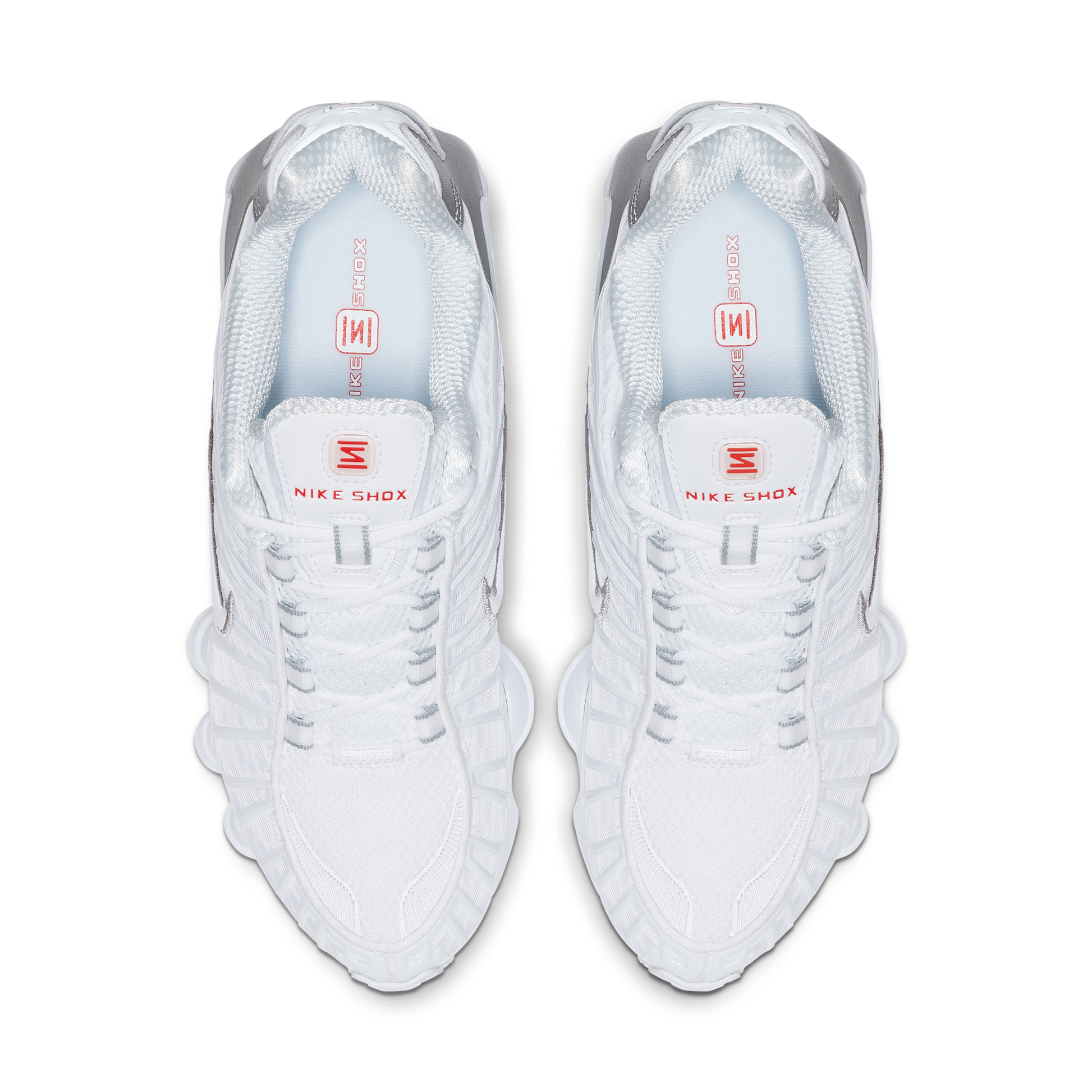 Nike Shox TL White Metallic Silver Max Orange (Women's)