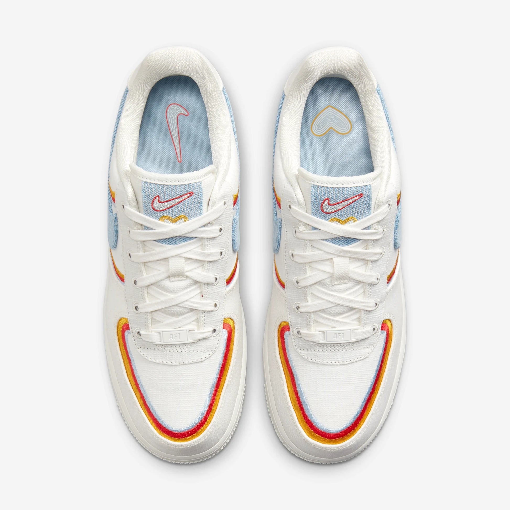 Nike Air Force 1 Low Sail Denim Swoosh (Women's)