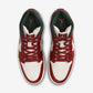 Jordan 1 Mid Redstone Midnight Green