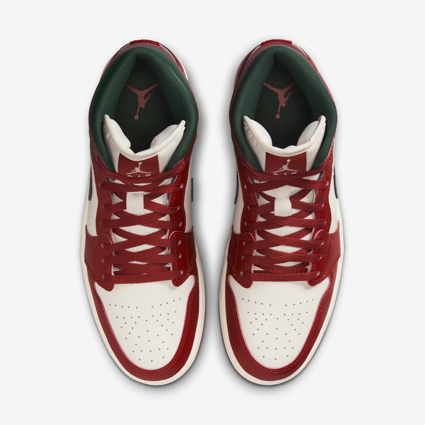 Jordan 1 Mid Redstone Midnight Green