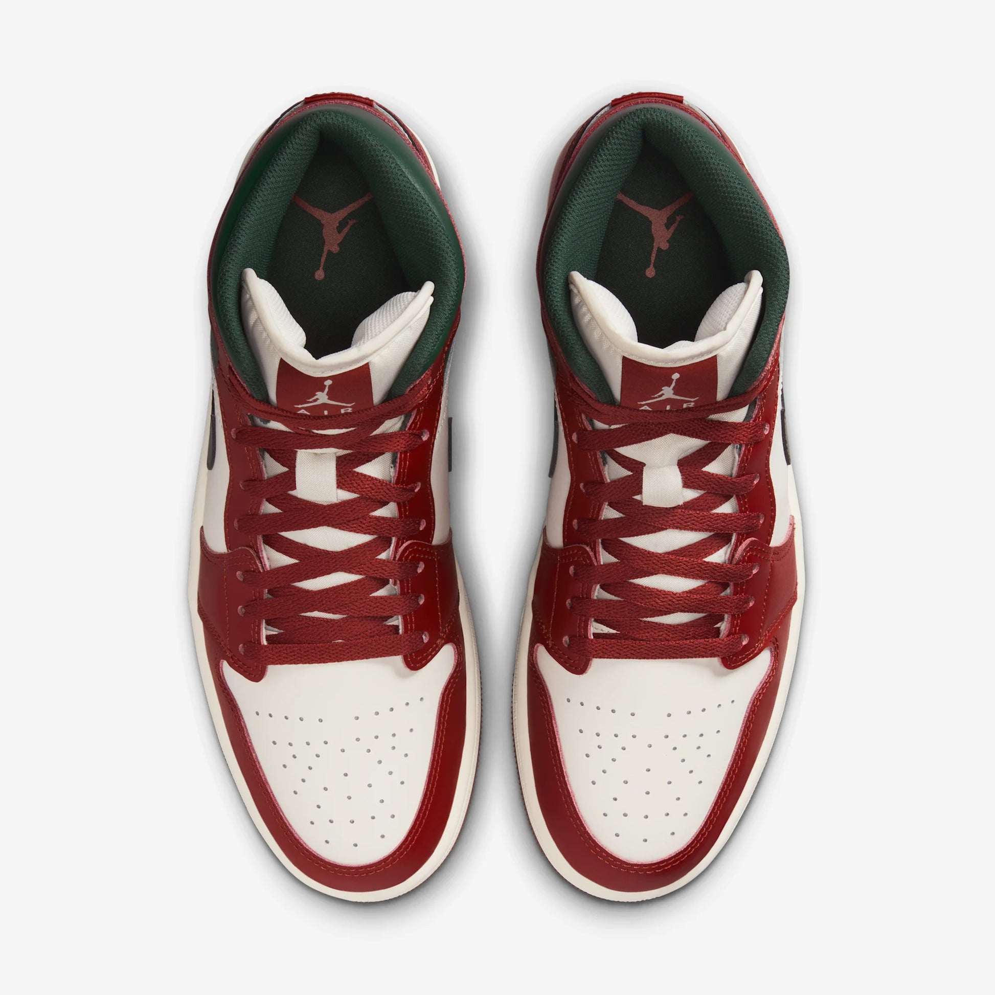 Jordan 1 Mid Redstone Midnight Green