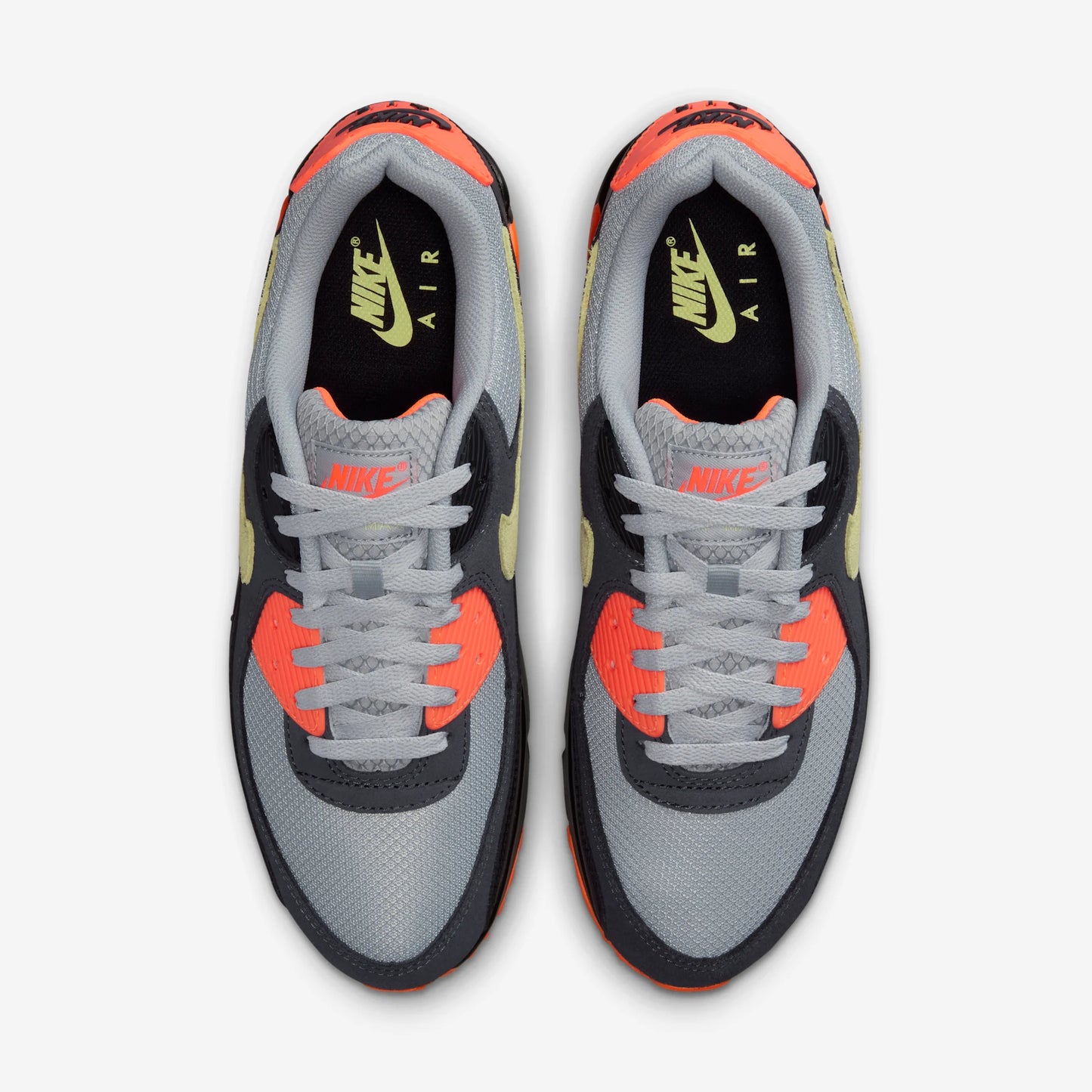 Nike Air Max 90 Light Smoke Grey Hyper Crimson Limelight