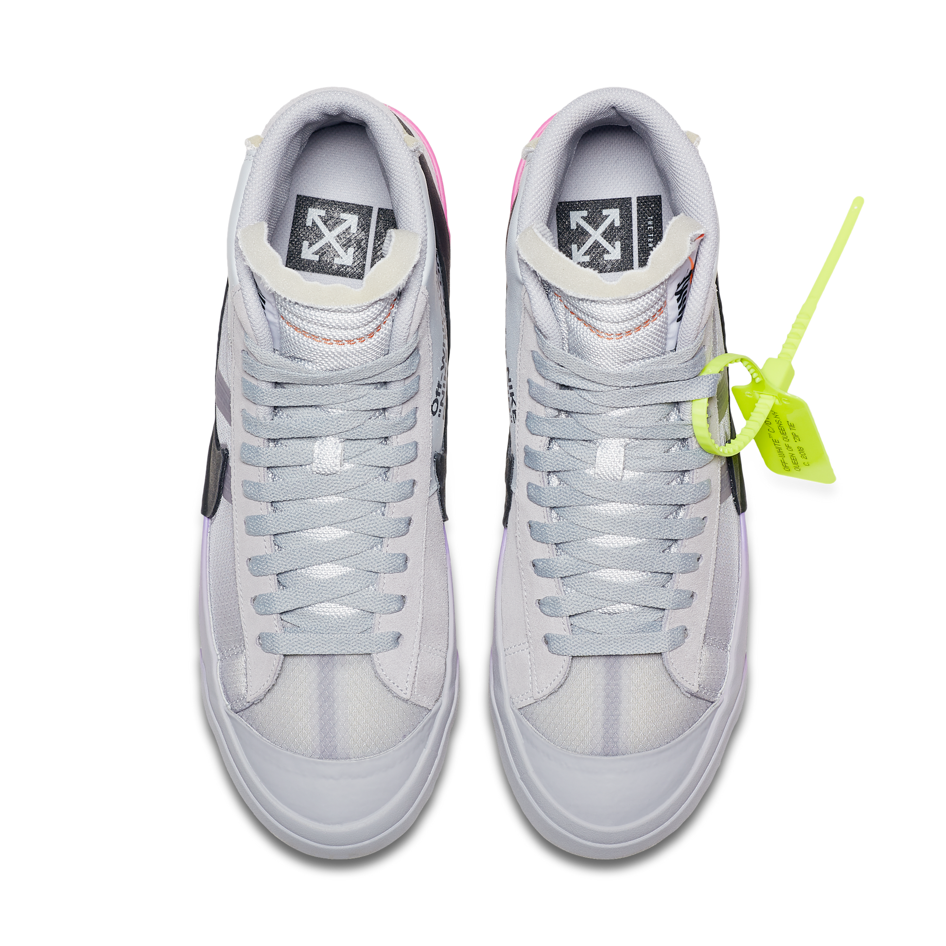 Nike Blazer Mid Off-White Wolf Grey Serena Queen