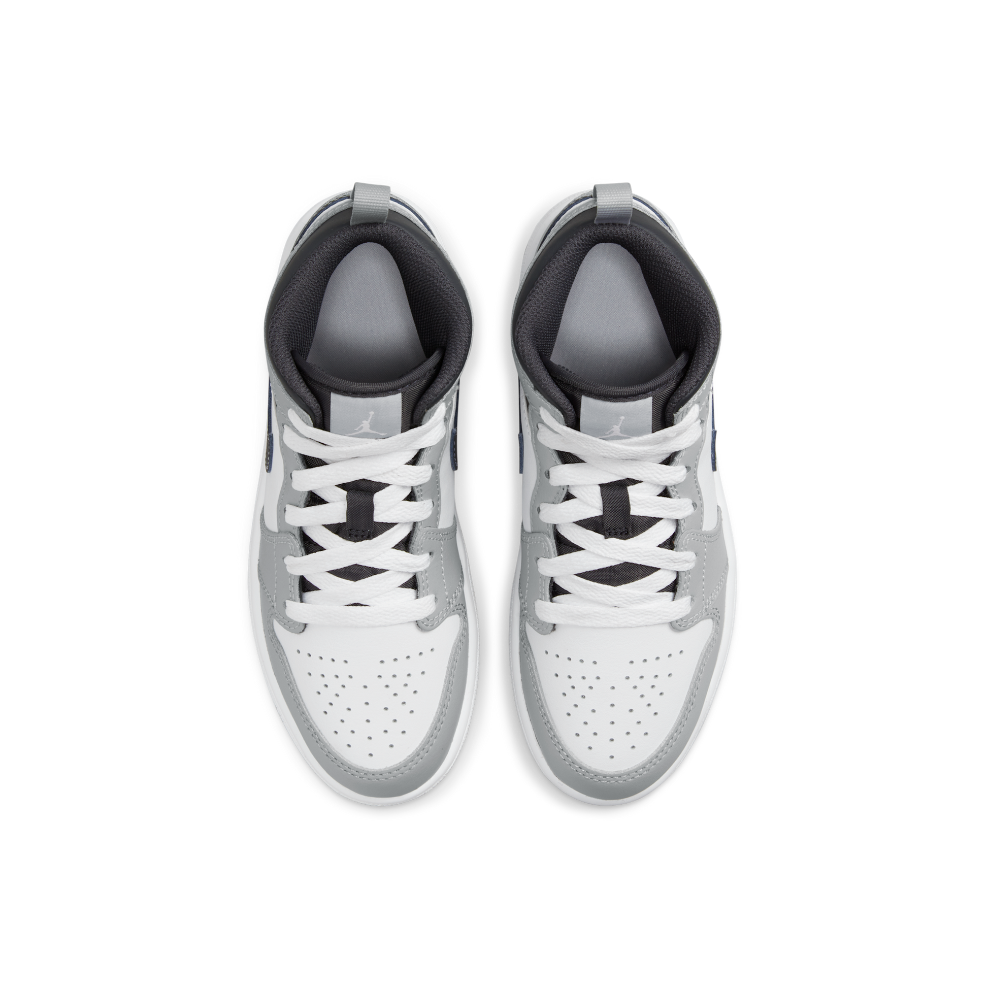 Air Jordan 1 Mid Light Smoke Grey (PS)