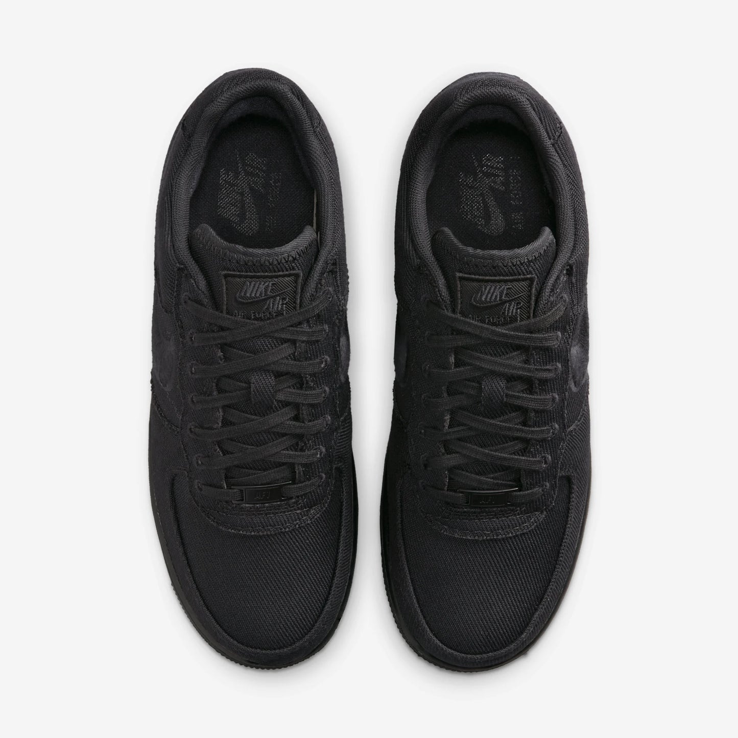 Nike Air Force 1 Low Triple Black Canvas