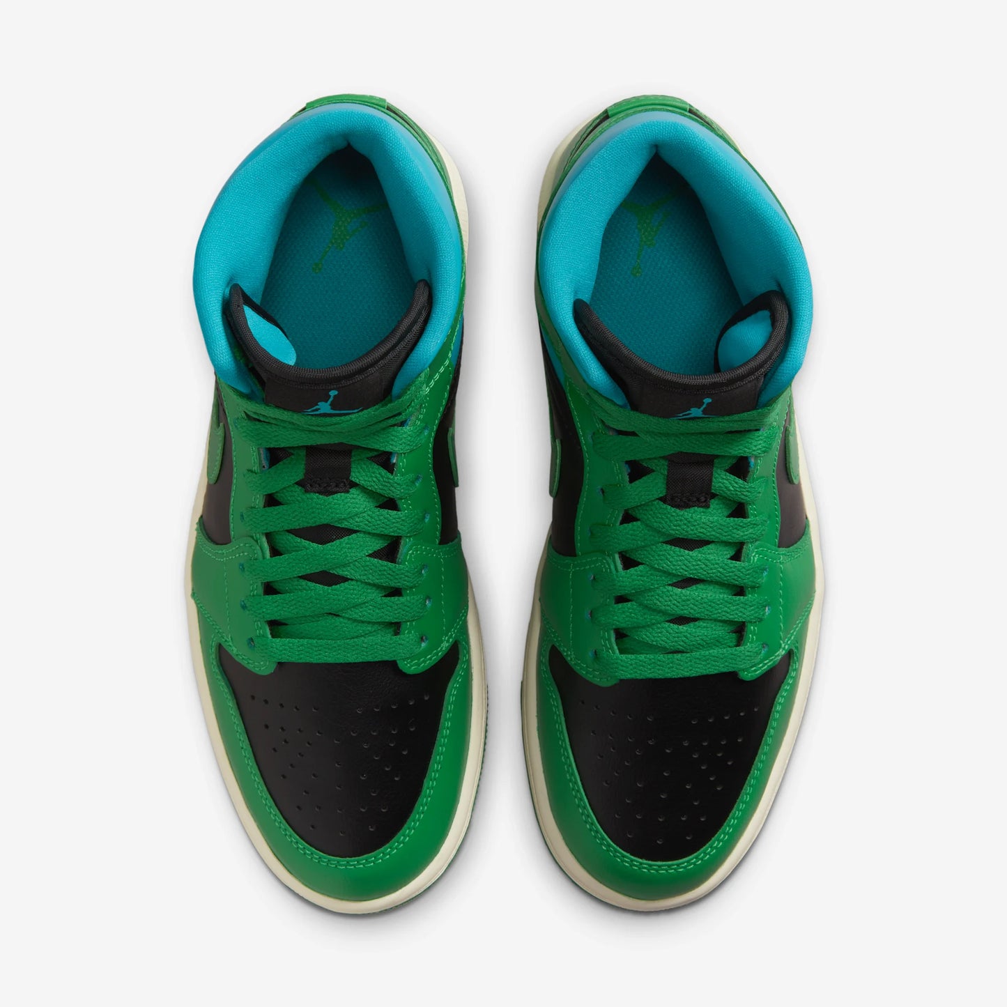 Jordan 1 Mid Lucky Green Aquatone (Women's)