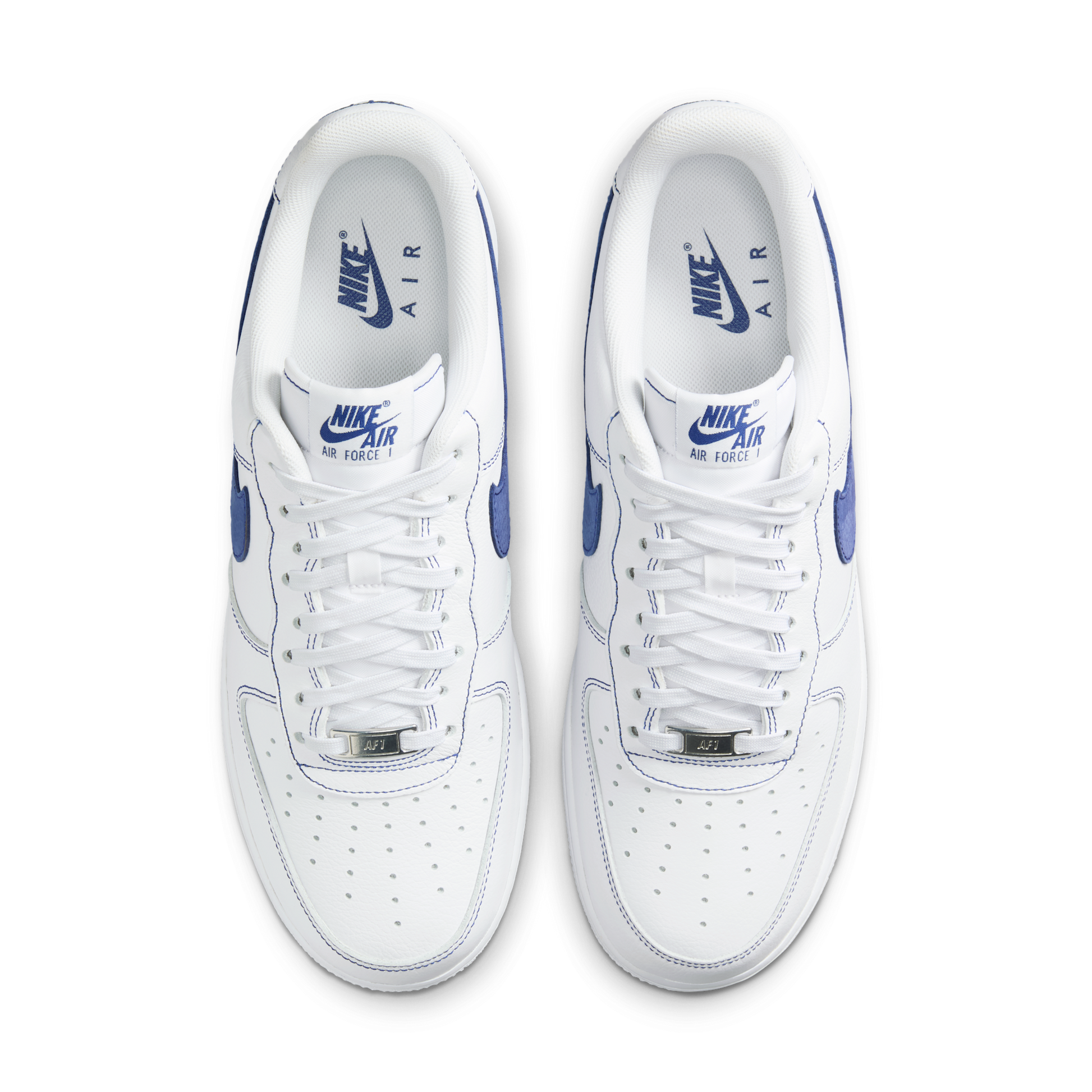 Nike Air Force 1 Low '07 LV8 White Deep Royal Blue