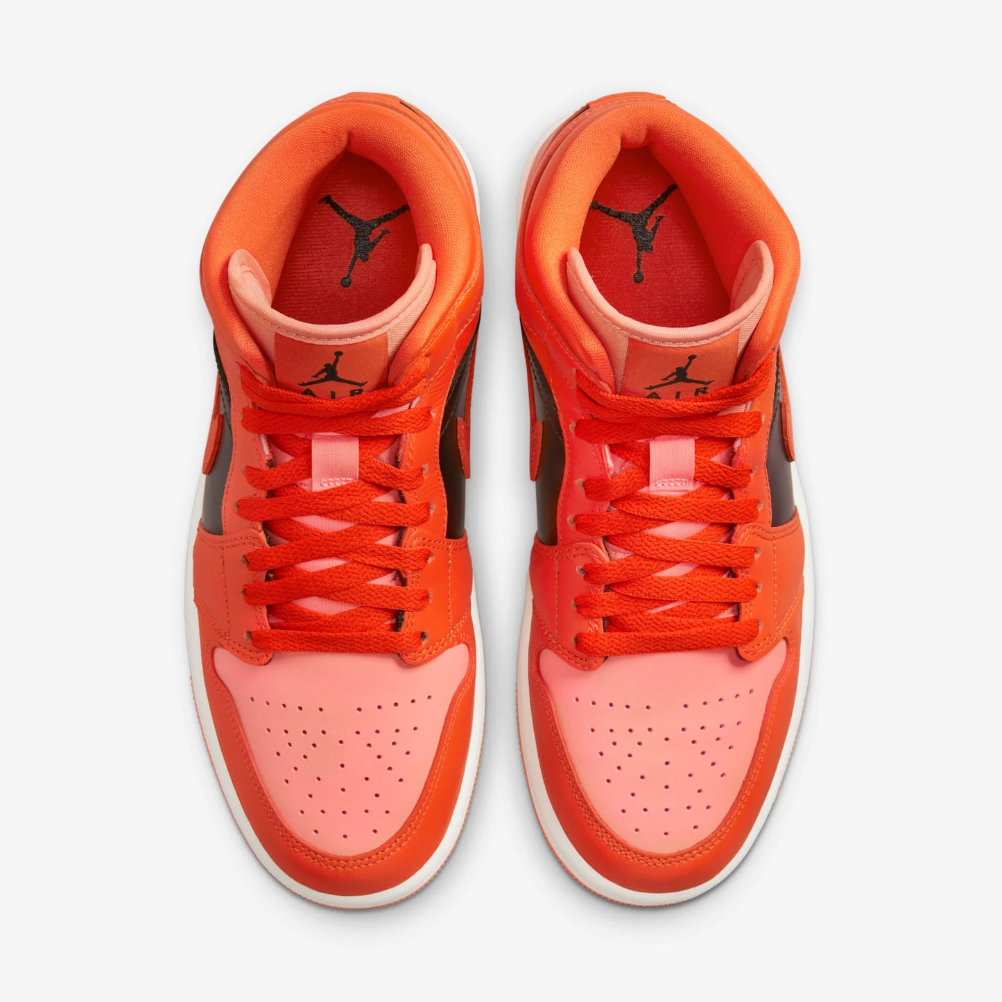 Jordan 1 Mid SE Rush Orange Crimson Bliss (Women's)