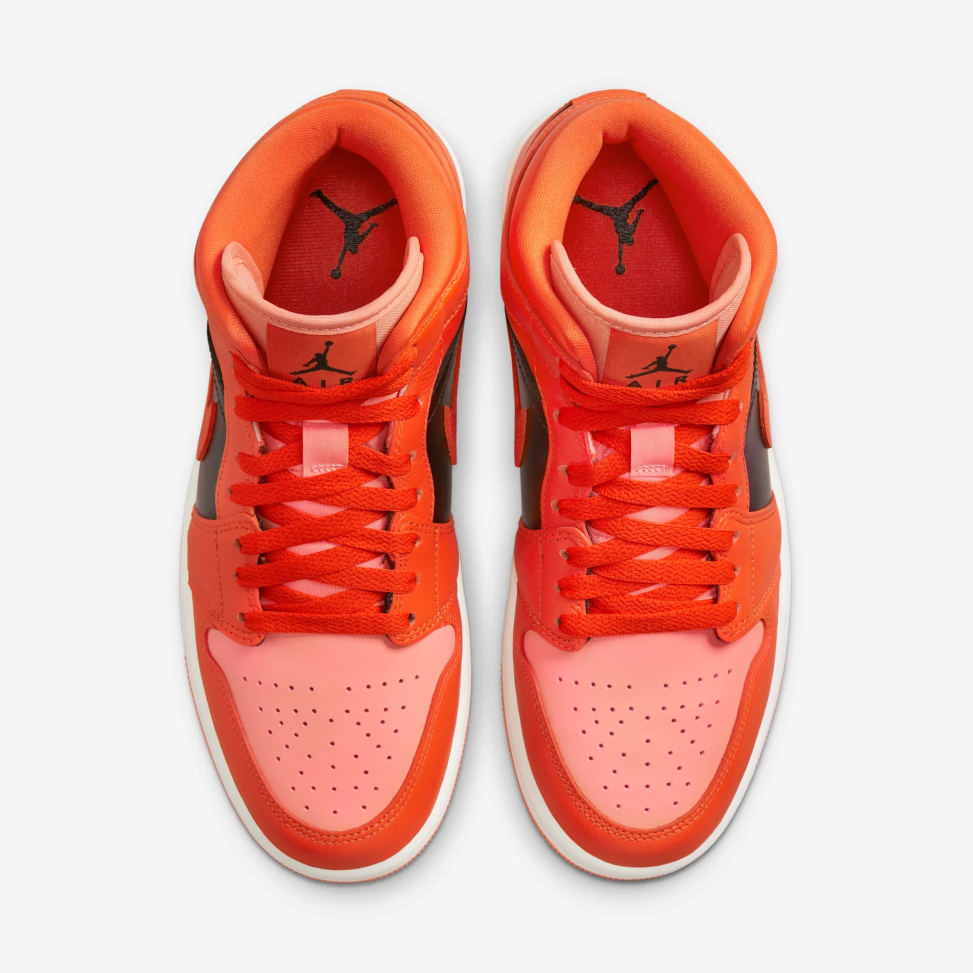 Jordan 1 Mid SE Rush Orange Crimson Bliss (Women's)
