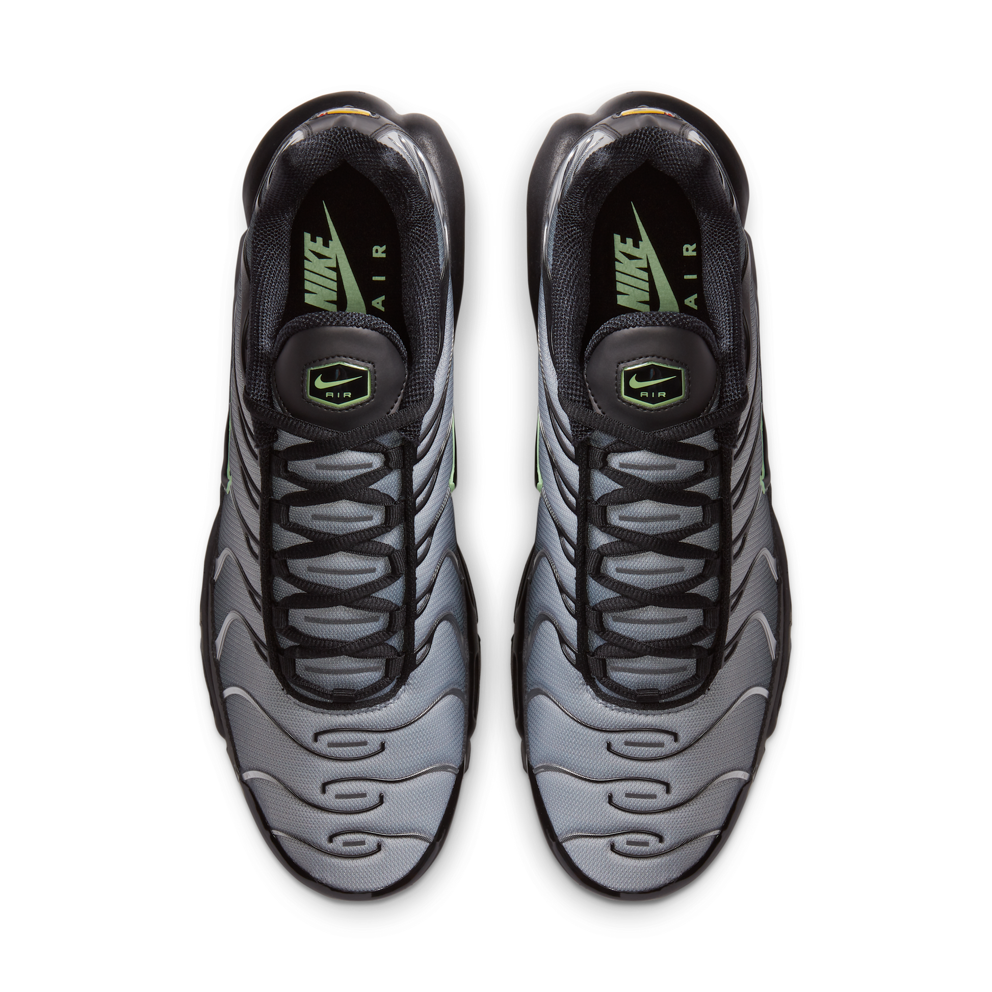Nike Air Max Plus Black Particle Grey Vapour Green