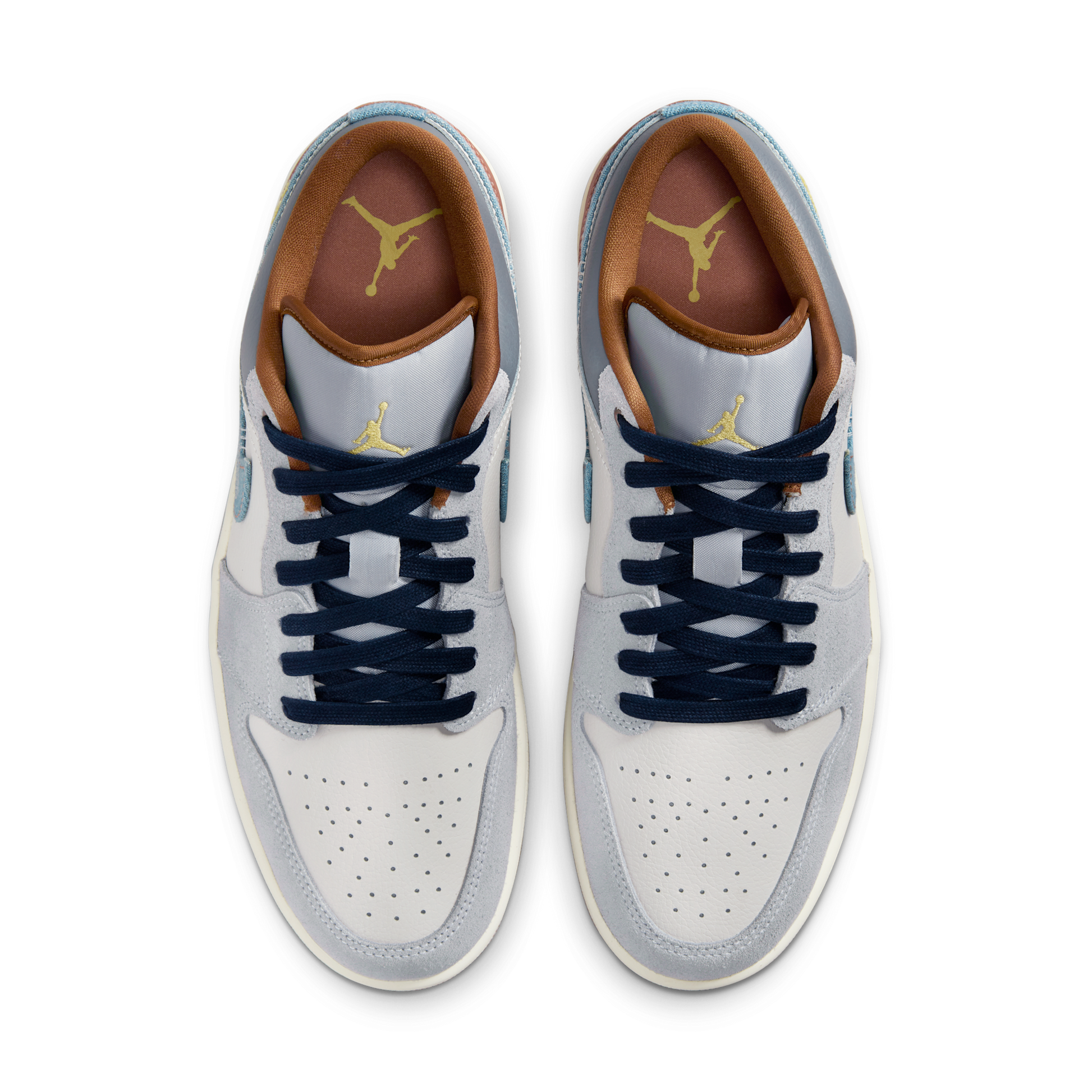 Jordan 1 Low SE Phantom Repaired Denim Swoosh