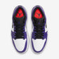 Jordan 1 Low Court Purple White