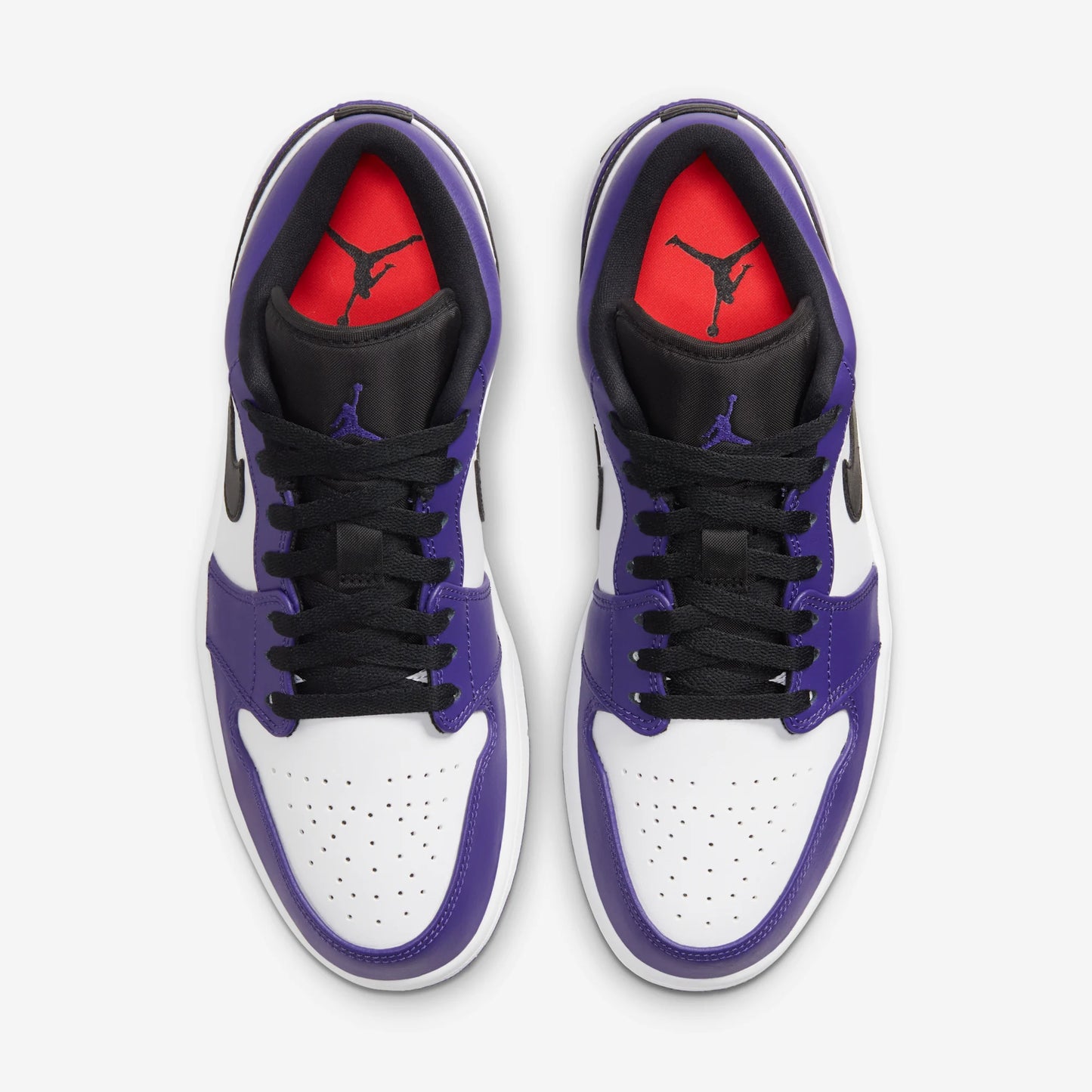 Jordan 1 Low Court Purple White