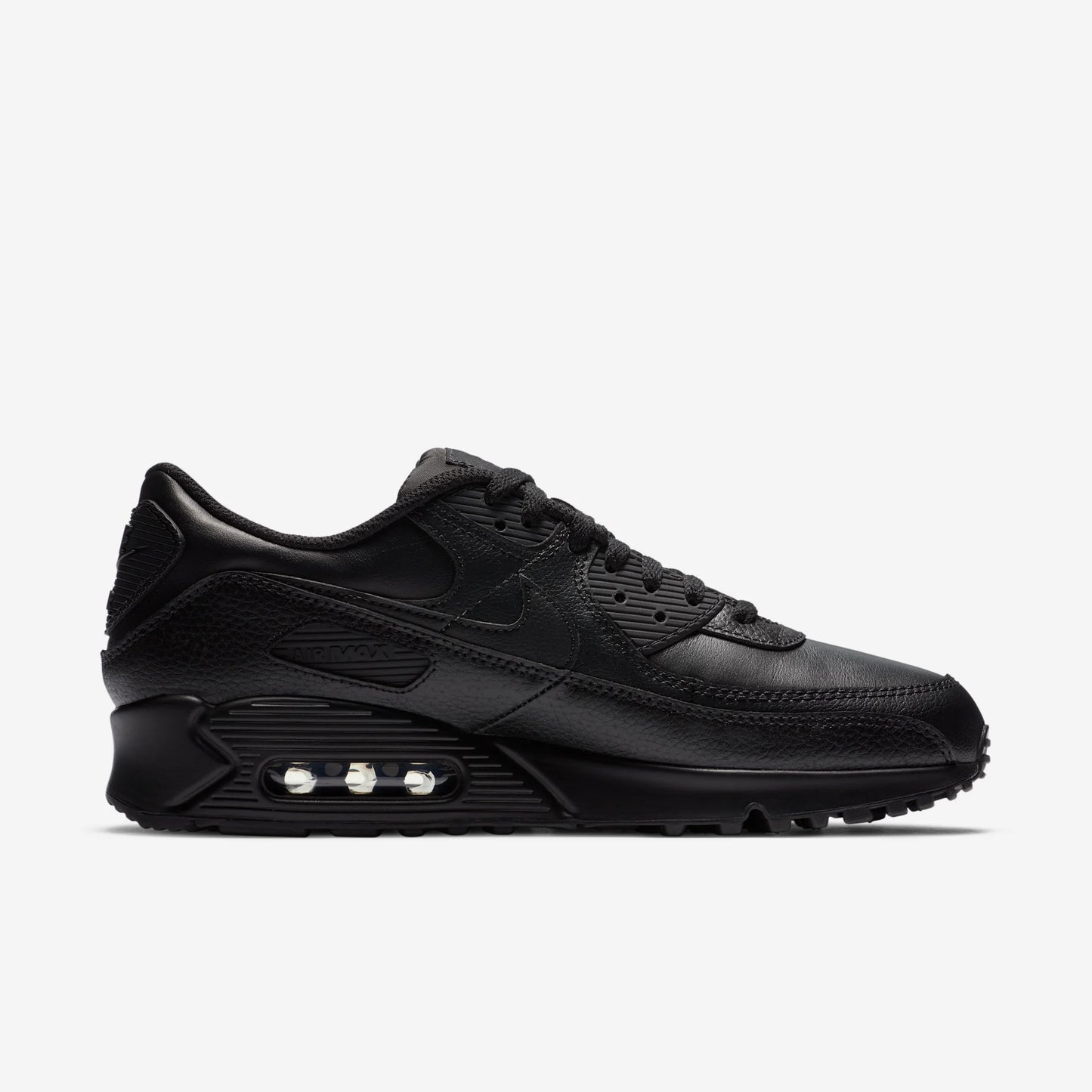 Nike Air Max 90 Leather Triple Black