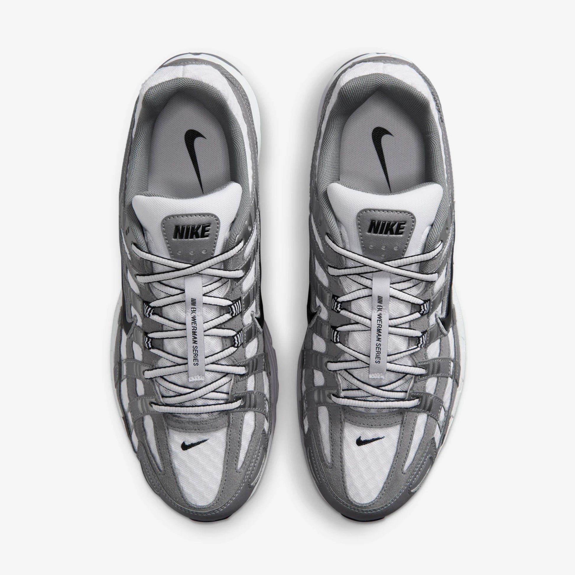 Nike P-6000 White Metallic Cool Grey Black
