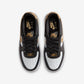 Nike Air Force 1 Low Black White Metallic Gold (GS)