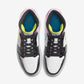 Jordan 1 Mid White Black Cyber Pink