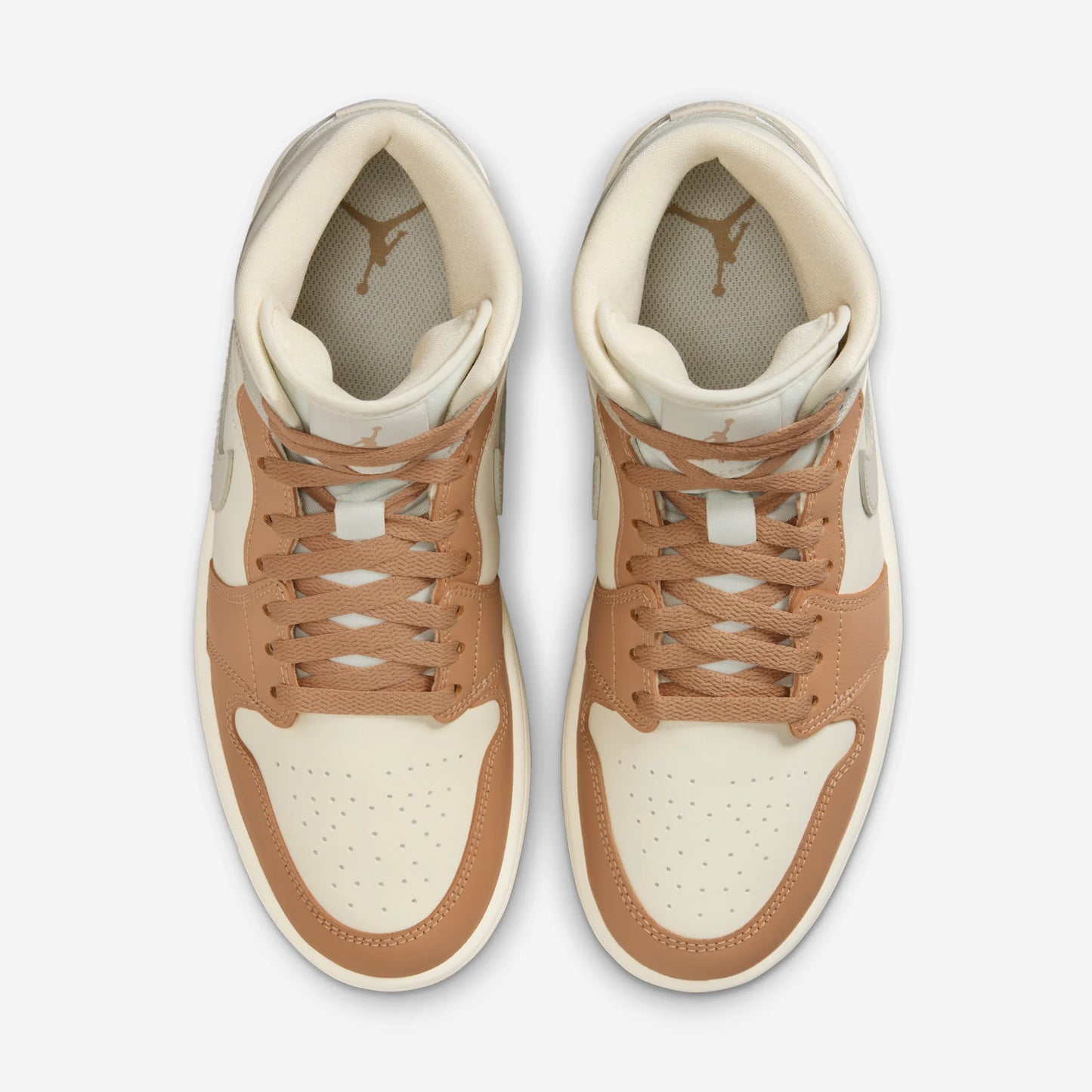 Jordan 1 Mid Tan Toe (Women's)