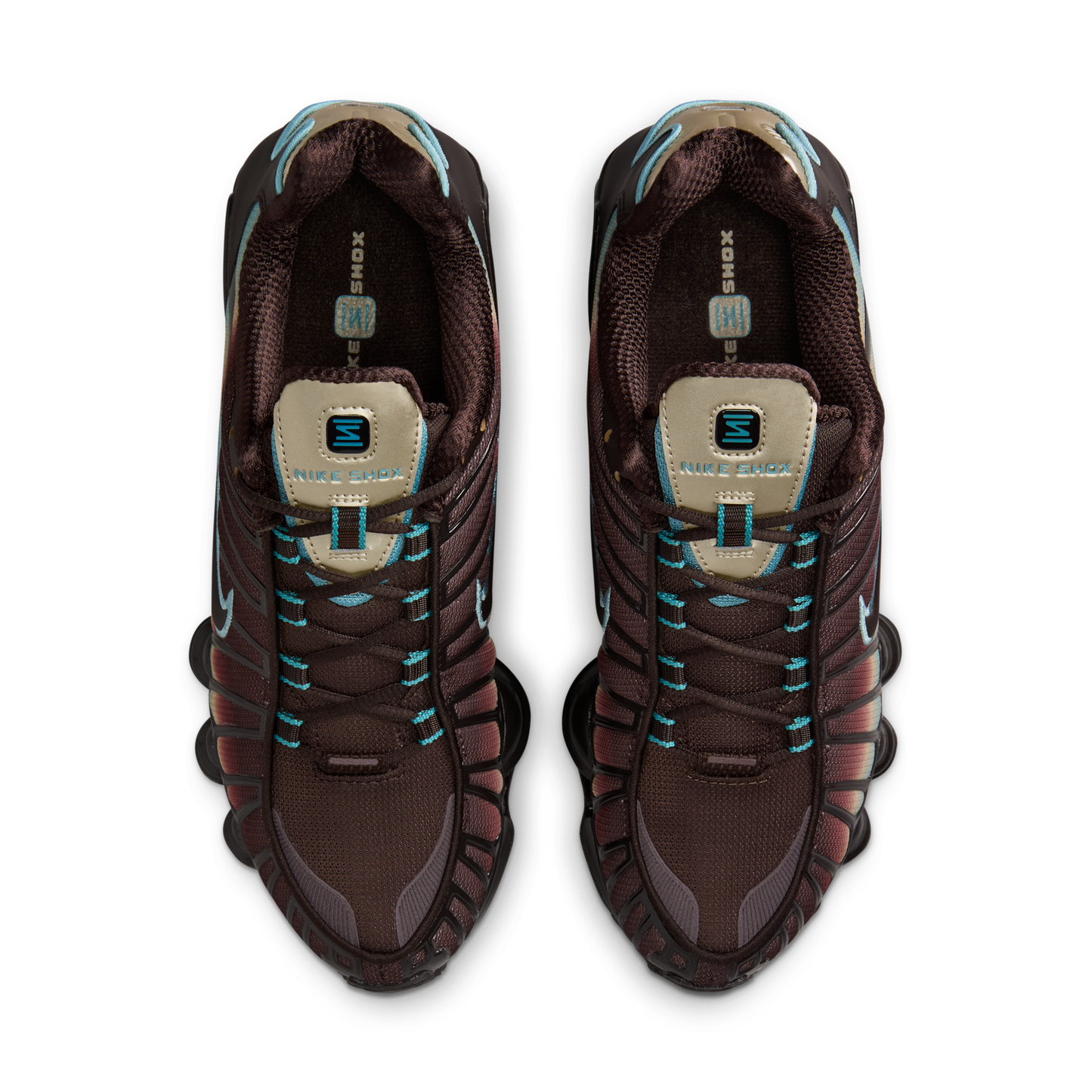 Nike Shox TL Velvet Brown Denim Turquoise (Women's)