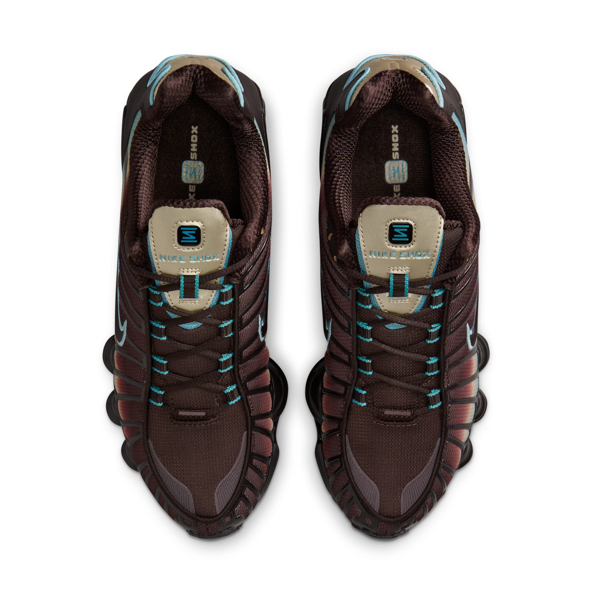 Nike Shox TL Velvet Brown Denim Turquoise (Women's)