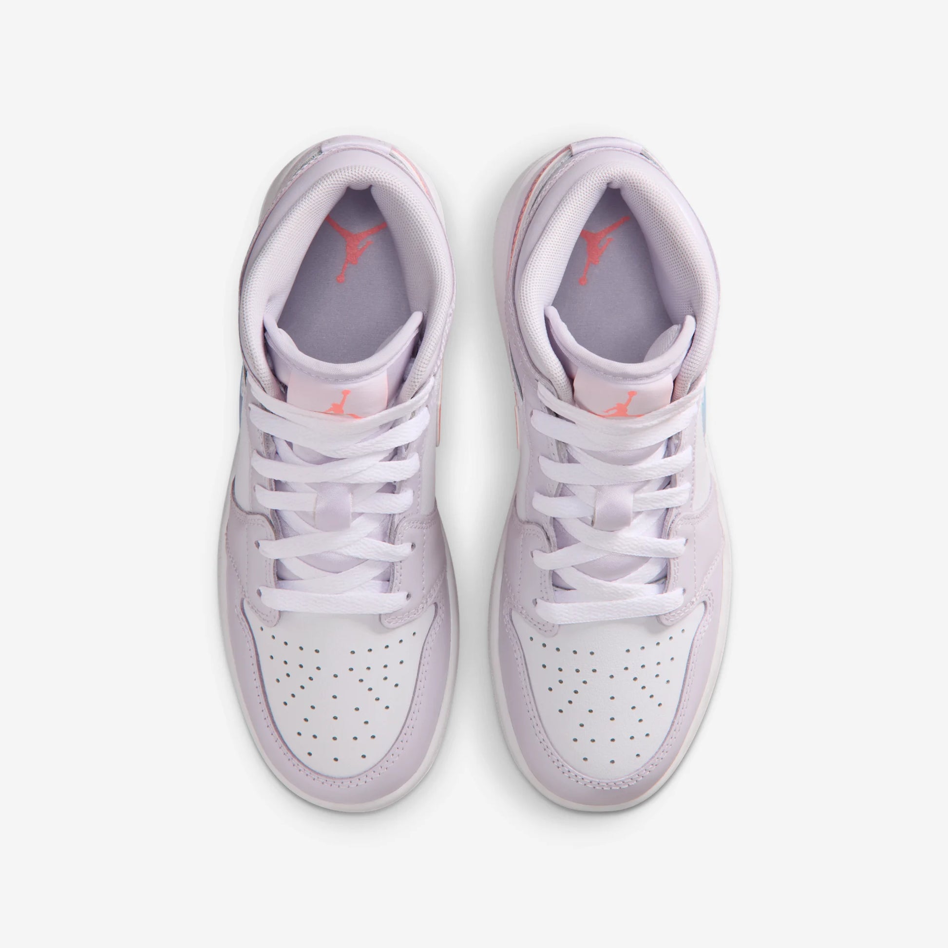 Jordan 1 Mid SE Barely Grape Iridescent Swoosh (GS)