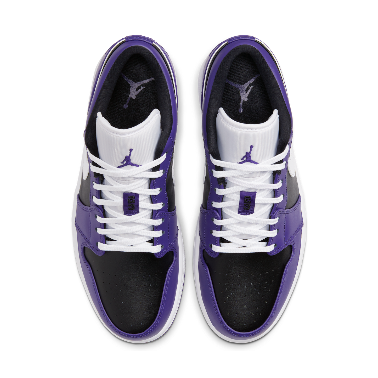 Jordan 1 Low Court Purple Black