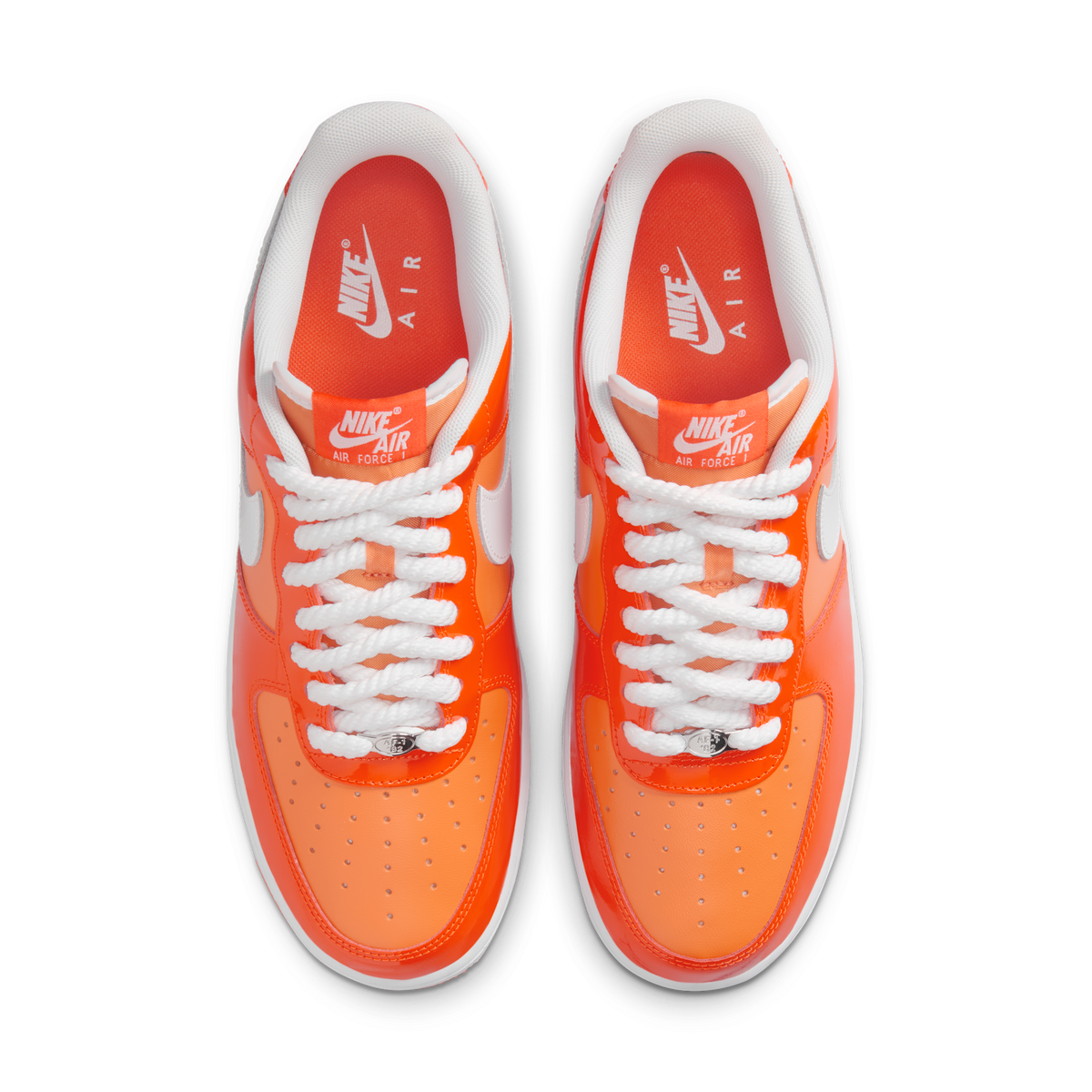 Nike Air Force 1 Low '07 Orange White Patent