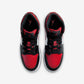 Air Jordan 1 Mid Black Fire Red (GS)