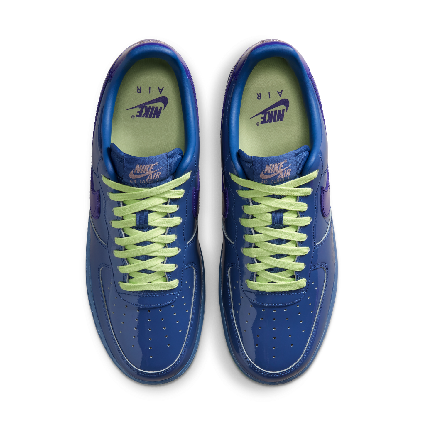Nike Air Force 1 Low Patent Leather Mystic Navy Grape Ice