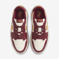 Jordan 1 Low Triple Stack Team Red Pale Ivory (Women's)