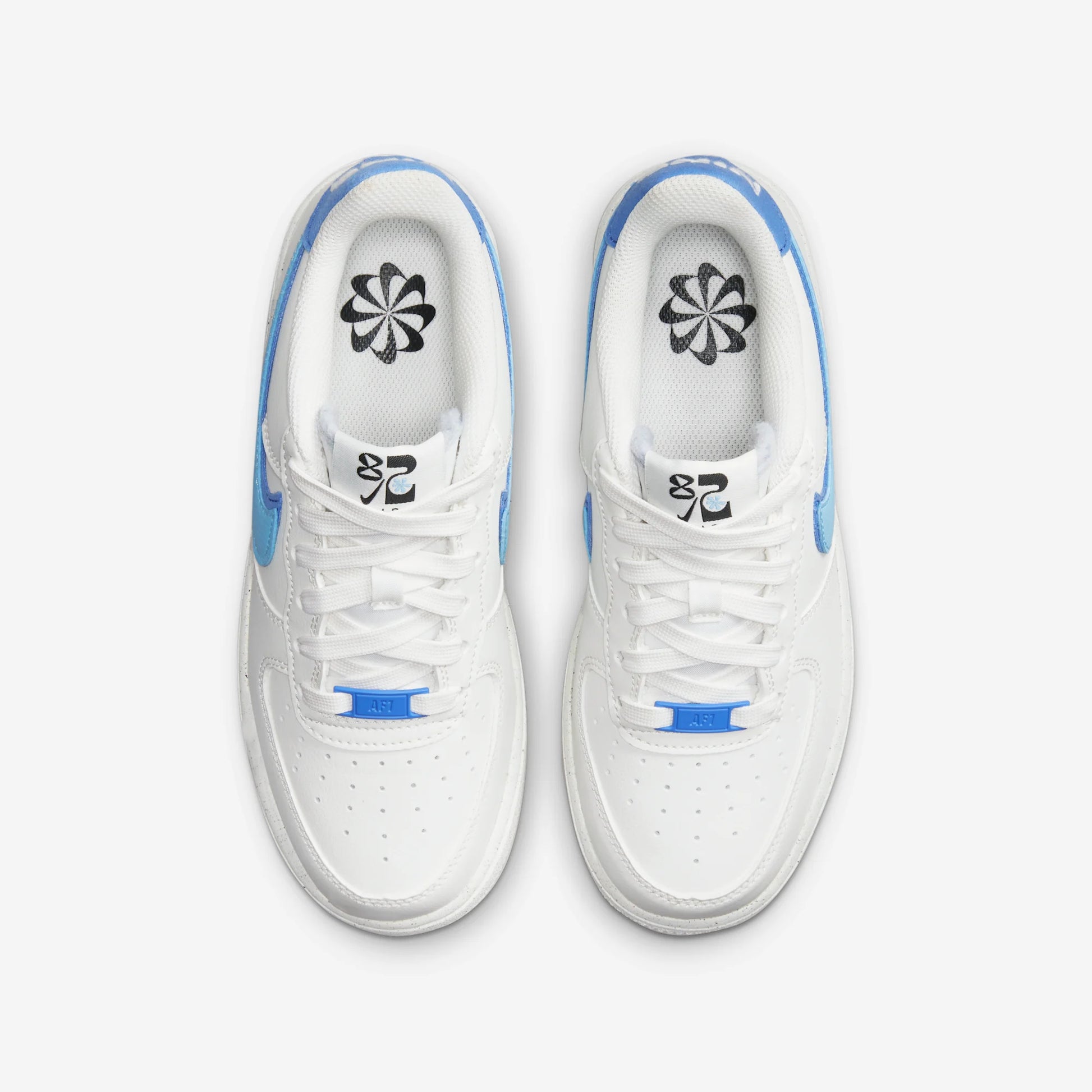 Nike Air Force 1 Low 82 Double Swoosh White Medium Blue (GS)