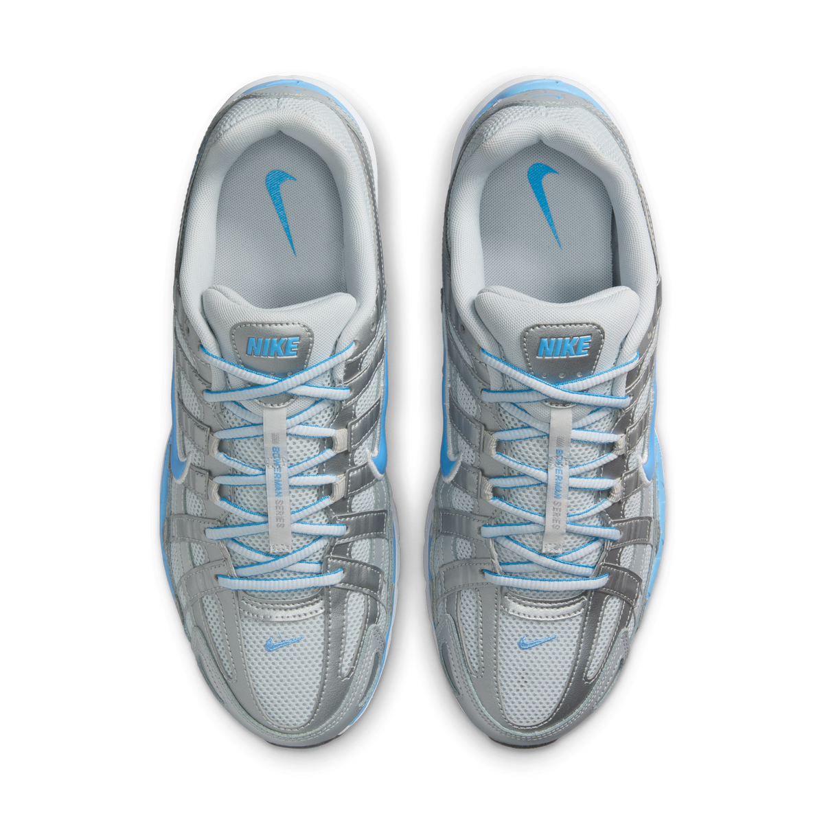 Nike P-6000 Metallic Platinum Pure Platinum Metallic Silver University Blue