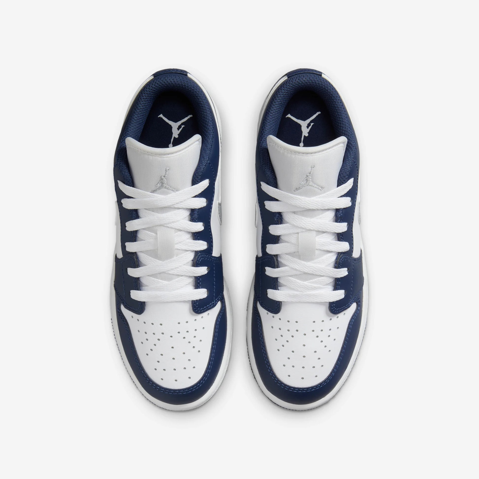 Jordan 1 Low Midnight Navy Wolf Grey (GS)