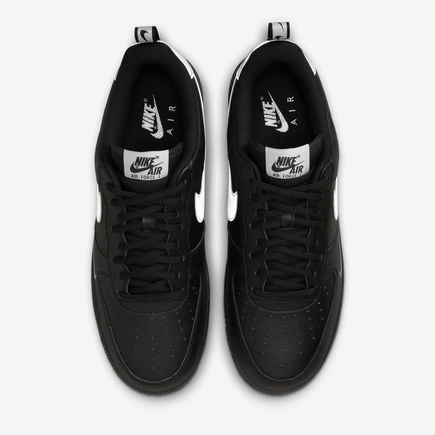 Nike Air Force 1 Low '07 LV8 Black Metallic Silver